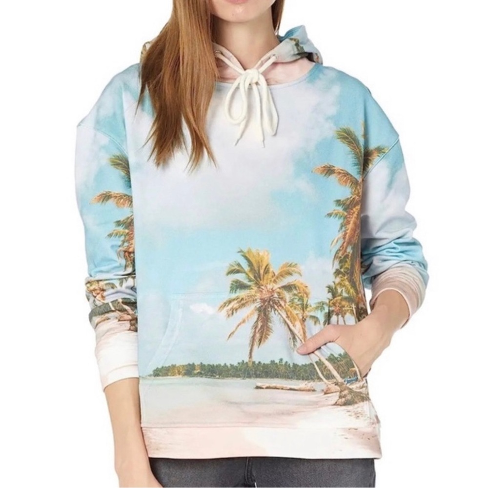 Blank NYC Paradise Island Vibe Hoodie Size Medium BNWT - Picture 1 of 14